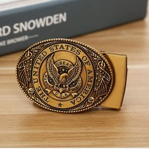 United States Of America eagle automatic click belt buckle